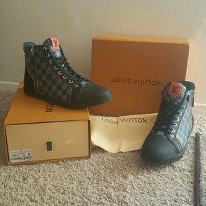 LOUIS VUITTON DAMIER AVENTURE ZIP-UP SNEAKERS